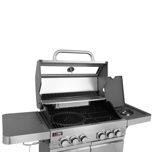 BBQ ΥΓΡΑΕΡΙΟΥ GS GRILL VIEW 4+1+1 ΙΝΟΧ - 18kW