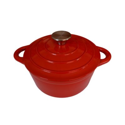 Μαντεμένια εμαγιέ κατσαρόλα 22cm